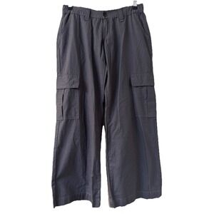 J Galt Shanghai Women's Ripstop Pants S Cargo Baggy Low Rise Wide Leg Gorpcore